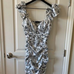 Pretty Little Thing Satin Floral Dress